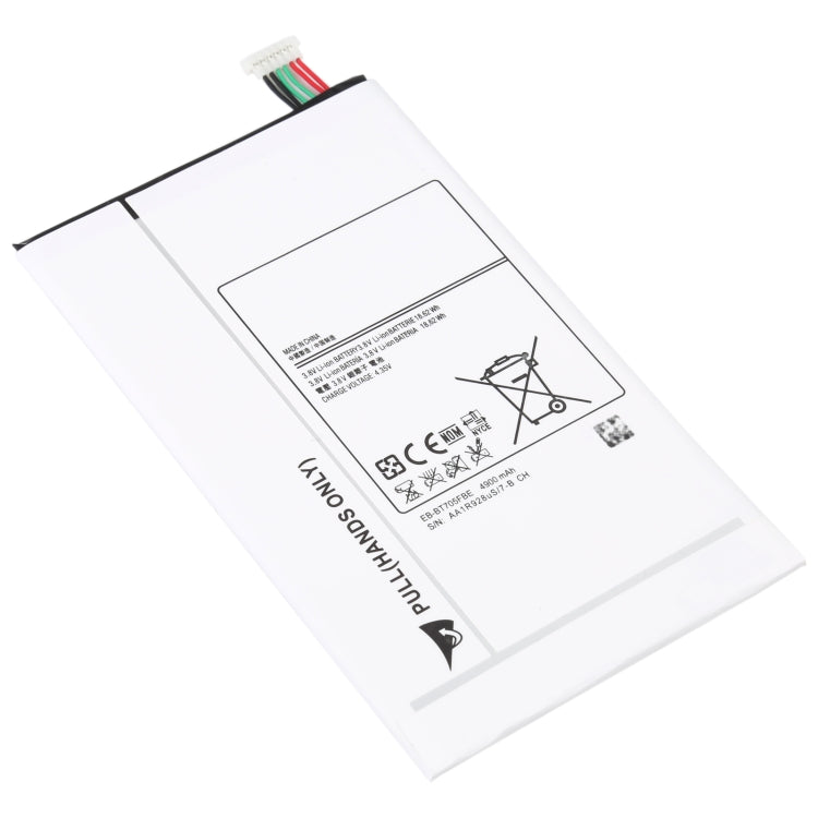 For Samsung Galaxy Tab S 8.4 4900mAh EB-BT705FBE Battery Replacement - For Samsung by buy2fix | Online Shopping UK | buy2fix