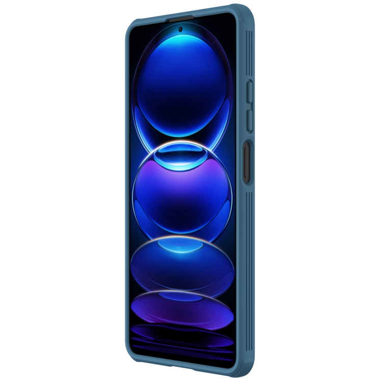 For Xiaomi Redmi Note 12 Pro 5G China NILLKIN CamShield Pro PC Phone Case(Blue) - Note 12 Pro Cases by NILLKIN | Online Shopping UK | buy2fix