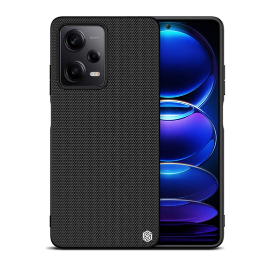 For Xiaomi Redmi Note 12 Pro 5G China NILLKIN Shockproof TPU + PC Textured Phone Case(Black) - Note 12 Pro Cases by NILLKIN | Online Shopping UK | buy2fix
