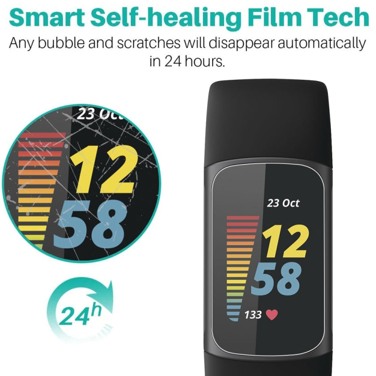 For Fitbit Charge 5 Soft Hydrogel Film Watch Screen Protector - Screen Protector by buy2fix | Online Shopping UK | buy2fix