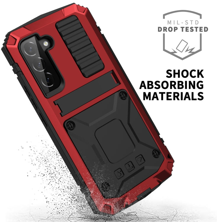 For Samsung Galaxy S23+ 5G R-JUST Life Waterproof Dustproof Shockproof Phone Case(Red) - Galaxy S23+ 5G Cases by R-JUST | Online Shopping UK | buy2fix