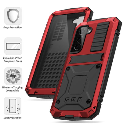 For Samsung Galaxy S23+ 5G R-JUST Life Waterproof Dustproof Shockproof Phone Case(Red) - Galaxy S23+ 5G Cases by R-JUST | Online Shopping UK | buy2fix