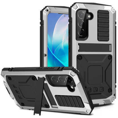 For Samsung Galaxy S23+ 5G R-JUST Life Waterproof Dustproof Shockproof Phone Case(Silver) - Galaxy S23+ 5G Cases by R-JUST | Online Shopping UK | buy2fix