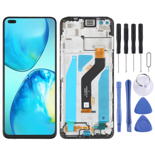 OEM LCD Screen For infinix Note 8 X692 Digitizer Full Assembly with Frame - Repair & Spare Parts by buy2fix | Online Shopping UK | buy2fix