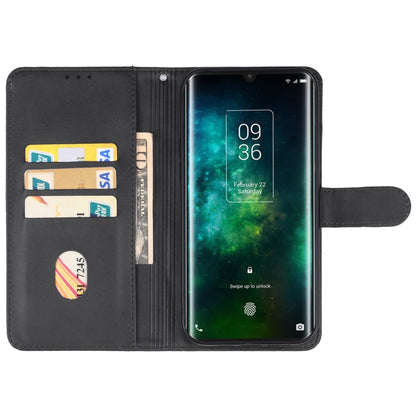 For TCL 10 Plus Leather Phone Case(Black) - More Brand by buy2fix | Online Shopping UK | buy2fix