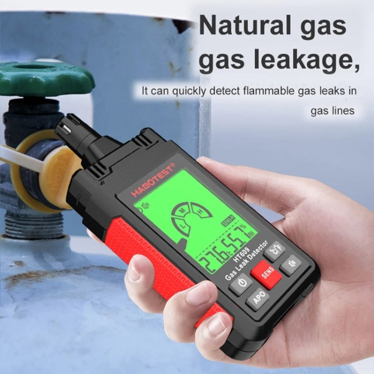 HABOTEST HT609 Portable Combustible Gas Detector - Gas Monitor by HABOTEST | Online Shopping UK | buy2fix