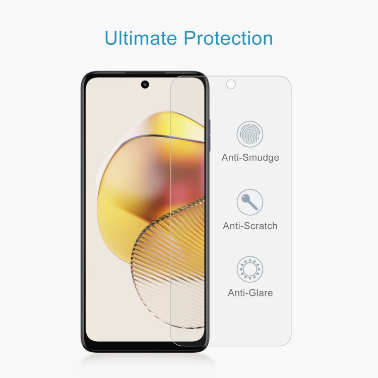 For Motorola Moto G73 50pcs 0.26mm 9H 2.5D Tempered Glass Film - Motorola Tempered Glass by buy2fix | Online Shopping UK | buy2fix