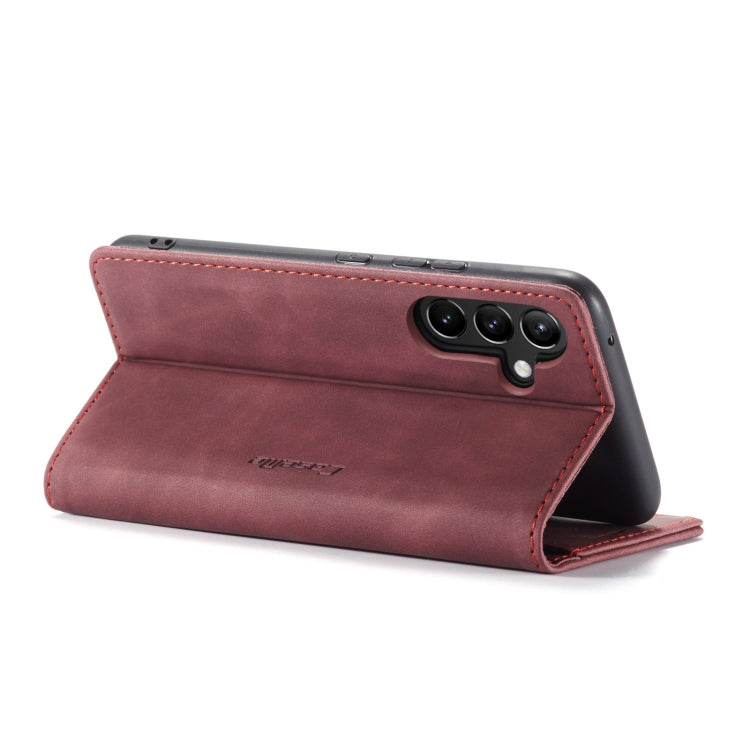 For Samsung Galaxy A54 CaseMe 013 Multifunctional Horizontal Flip Leather Phone Case(Wine Red) - Galaxy Phone Cases by CaseMe | Online Shopping UK | buy2fix