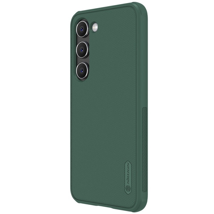 For Samsung Galaxy S23+ 5G NILLKIN Super Frosted Shield Pro PC + TPU Phone Case(Green) - Galaxy S23+ 5G Cases by NILLKIN | Online Shopping UK | buy2fix