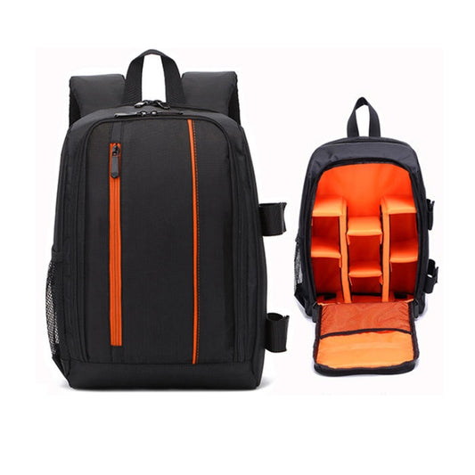 Outdoor Camera Backpack Waterproof Photography Camera Shoulders Bag, Size:33.5x25.5x15.5cm(Orange) - Backpack by buy2fix | Online Shopping UK | buy2fix