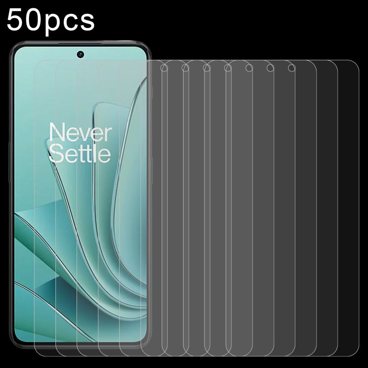 For OnePlus Ace 2V 50pcs 0.26mm 9H 2.5D Tempered Glass Film - OnePlus Tempered Glass by buy2fix | Online Shopping UK | buy2fix