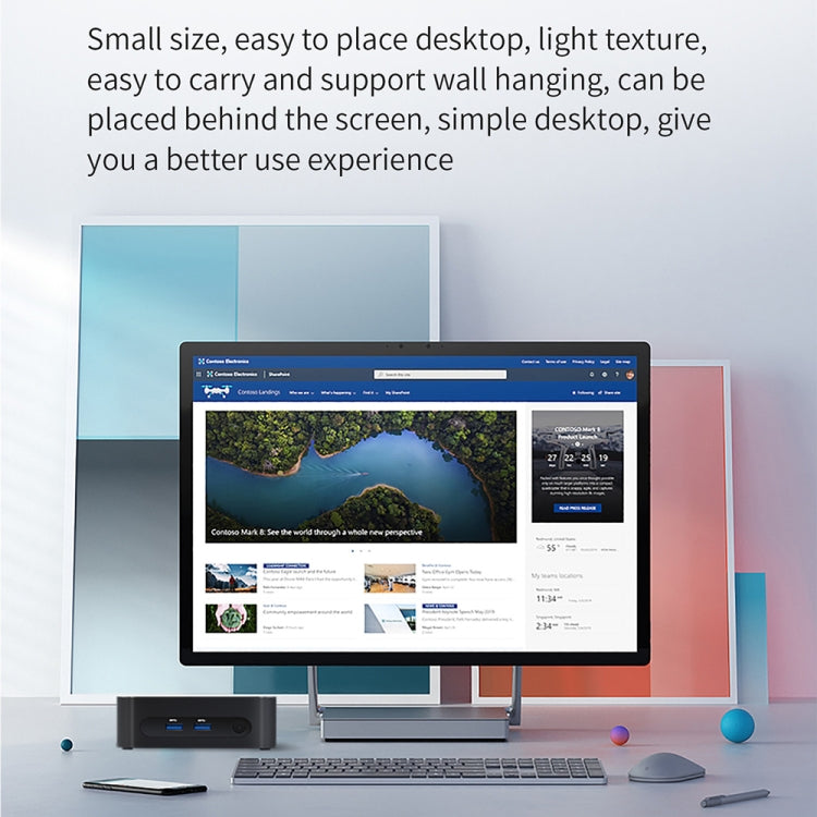 ZX03 Windows 11 Mini PC, Intel Alder Lake N95, Support Dual HDMI Output, Spec:16GB+1TB(EU Plug) -  by buy2fix | Online Shopping UK | buy2fix