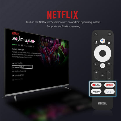 MECOOL KM7 Plus Android 10.0 Smart TV Set Top Box, Amlogic S905Y4 Quad Core, 2GB+16GB, Plug Type:US Plug - Consumer Electronics by MECOOL | Online Shopping UK | buy2fix