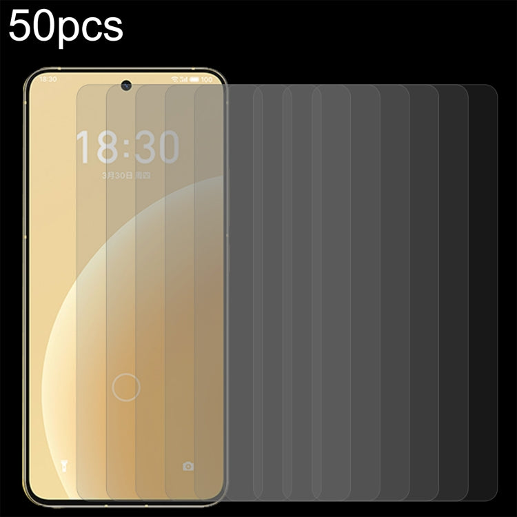 For Meizu 20 50 PCS 0.26mm 9H 2.5D Tempered Glass Film - For Meizu by buy2fix | Online Shopping UK | buy2fix