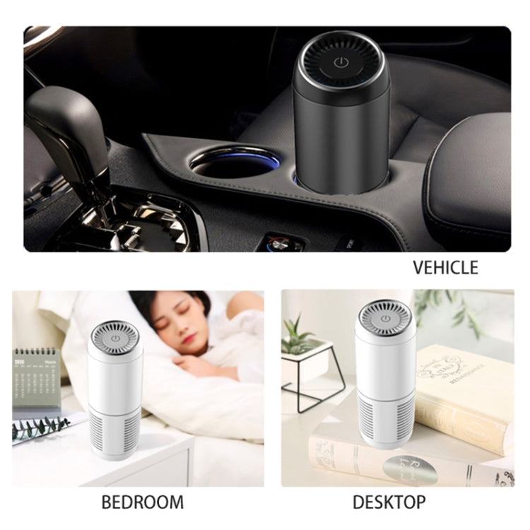 Y-20 Desktop Car Negative Ion Air Purifier(White) - In Car by buy2fix | Online Shopping UK | buy2fix