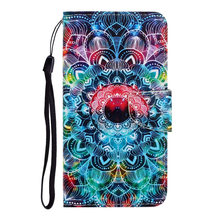 For Xiaomi Redmi 12C Colored Drawing Pattern Flip Leather Phone Case(Mandala) - Xiaomi Cases by buy2fix | Online Shopping UK | buy2fix