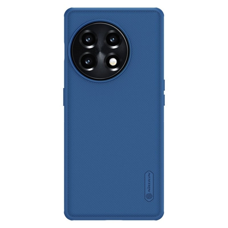 For OnePlus Ace 2/11R NILLKIN Frosted Shield Pro PC + TPU Phone Case(Blue) - OnePlus Cases by NILLKIN | Online Shopping UK | buy2fix