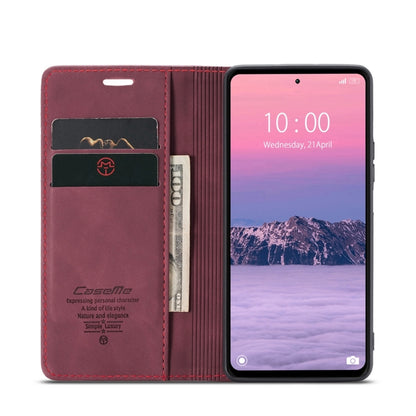 For Xiaomi Redmi Note 12 4G Global CaseMe 013 Multifunctional Horizontal Flip Leather Phone Case(Wine Red) - Xiaomi Cases by CaseMe | Online Shopping UK | buy2fix