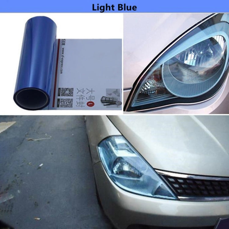 2pcs Car Headlight Protective Film Tail Light Film Motorcycle Fog Light Film, Size:30 x 100cm(Dark Black) - In Car by buy2fix | Online Shopping UK | buy2fix