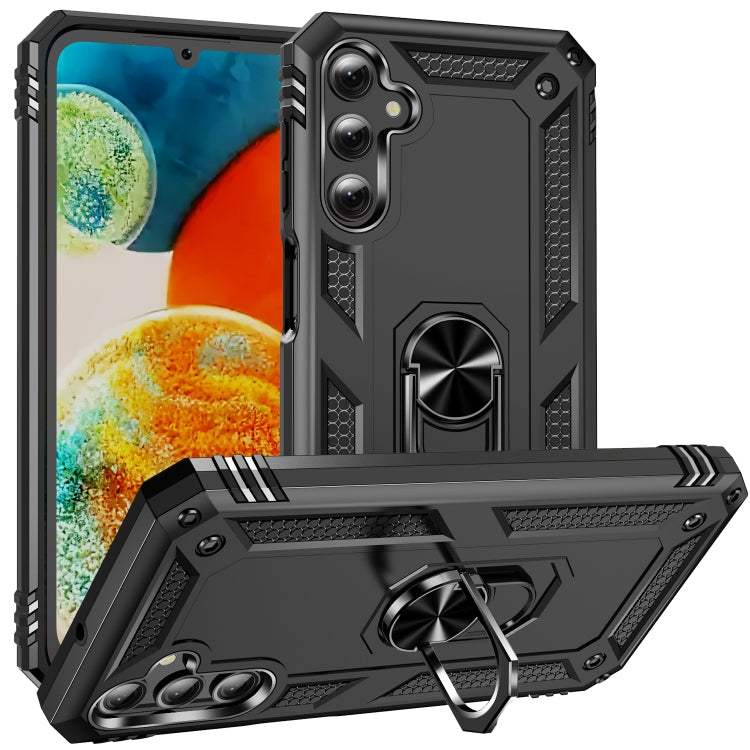 For Samsung Galaxy A24 4G Shockproof TPU + PC Phone Case(Black) - Galaxy Phone Cases by buy2fix | Online Shopping UK | buy2fix