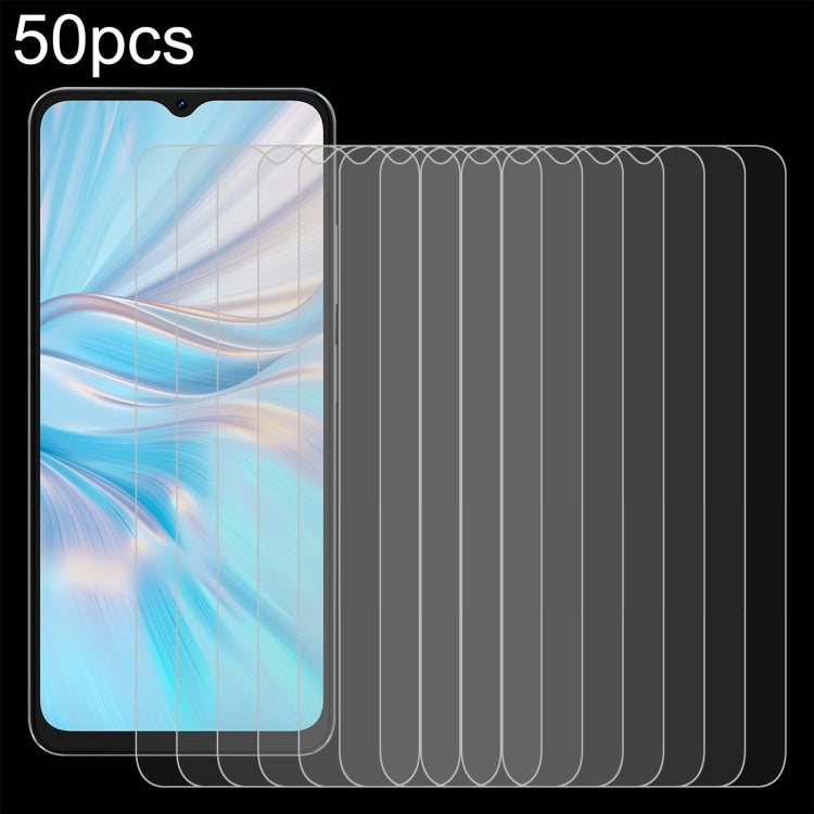 For Blackview Oscal C70 50pcs 0.26mm 9H 2.5D Tempered Glass Film - For Blackview by buy2fix | Online Shopping UK | buy2fix