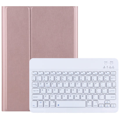 For Lenovo Tab M10 3rd Gen TB-328XU Bluetooth Keyboard Leather Tablet Case(Rose Gold) - Lenovo Keyboard by buy2fix | Online Shopping UK | buy2fix