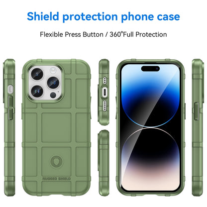 For iPhone 15 Pro Max Full Coverage Shockproof TPU Phone Case(Green) - iPhone 15 Pro Max Cases by buy2fix | Online Shopping UK | buy2fix