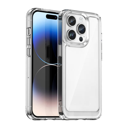 For iPhone 15 Pro Colorful Series Acrylic + TPU Phone Case(Transparent) - iPhone 15 Pro Cases by buy2fix | Online Shopping UK | buy2fix