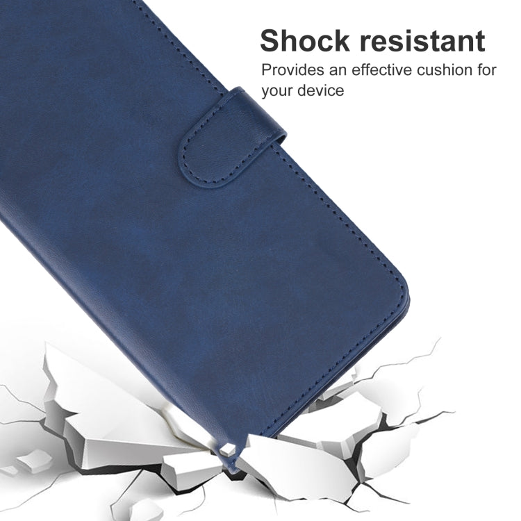 For iPhone 15 Leather Phone Case(Blue) - iPhone 15 Cases by buy2fix | Online Shopping UK | buy2fix