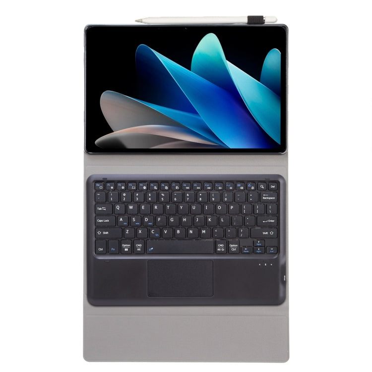 For vivo Pad 2 12.1 inch AV12-A Ultra-thin Split Bluetooth Keyboard Leather Tablet Case with Touchpad(Black) - Others Keyboard by buy2fix | Online Shopping UK | buy2fix