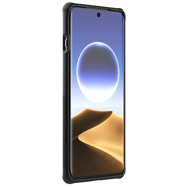 For OPPO Find X7 Ultra NILLKIN Frosted Shield Pro PC + TPU Phone Case(Black) - Find X7 Ultra Cases by NILLKIN | Online Shopping UK | buy2fix