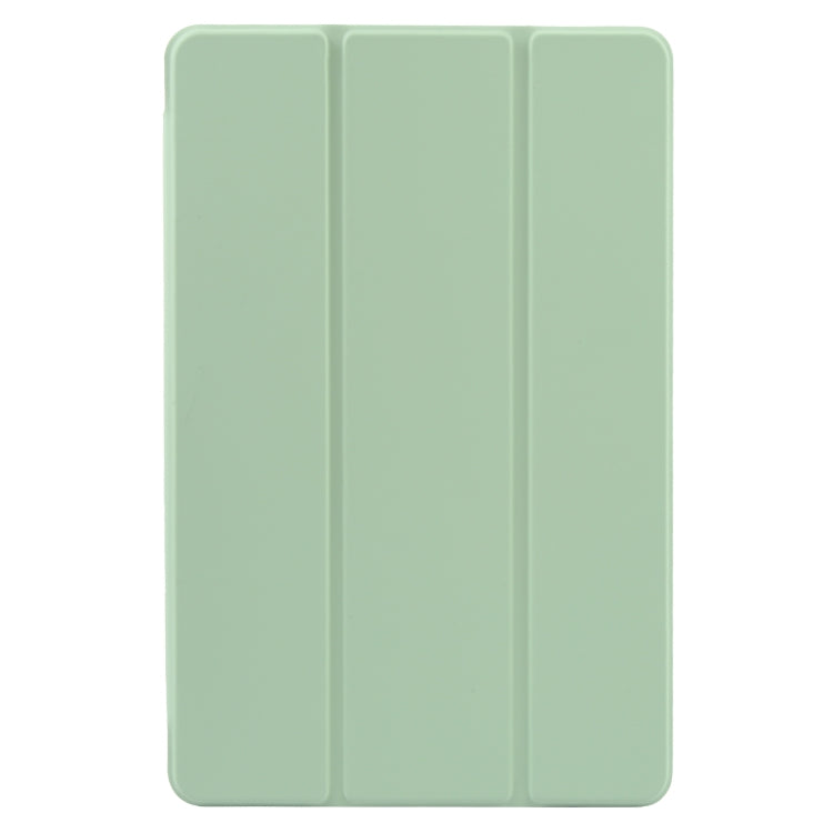 For Xiaomi Pad 6 / Pad 6 Pro Three-fold Holder Flip Tablet Leather Case(Mint Green) -  by buy2fix | Online Shopping UK | buy2fix