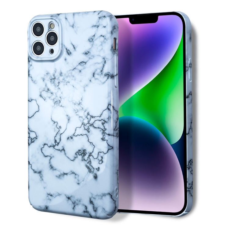 For iPhone XS Max Marble Pattern Phone Case(Green White) - More iPhone Cases by buy2fix | Online Shopping UK | buy2fix