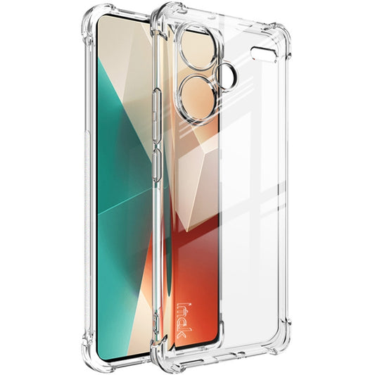 For Xiaomi Redmi Note 13 Pro+ imak Shockproof Airbag TPU Phone Case(Transparent) - Xiaomi Cases by imak | Online Shopping UK | buy2fix