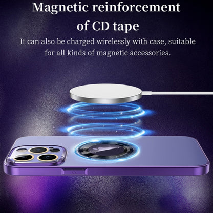 For iPhone 13 Pro CD Texture MagSafe Magnetic Phone Case(White) - iPhone 13 Pro Cases by buy2fix | Online Shopping UK | buy2fix