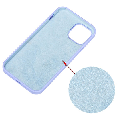 For iPhone 15 Solid Color Silicone Phone Case(Purple) - iPhone 15 Cases by buy2fix | Online Shopping UK | buy2fix