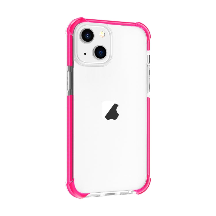 For iPhone 15 Plus Four-corner Shockproof TPU + Acrylic Phone Case(Pink) - iPhone 15 Plus Cases by buy2fix | Online Shopping UK | buy2fix