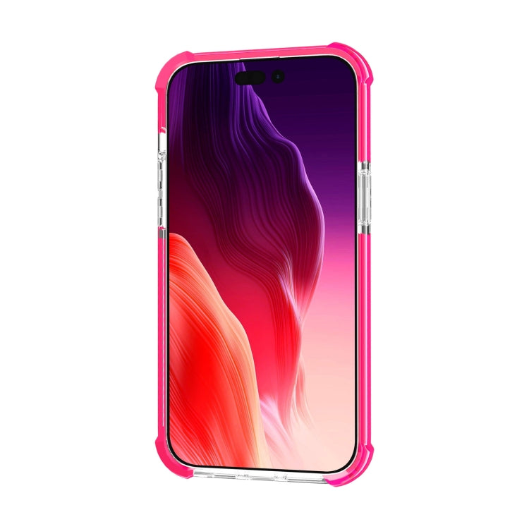 For iPhone 15 Four-corner Shockproof TPU + Acrylic Phone Case(Pink) - iPhone 15 Cases by buy2fix | Online Shopping UK | buy2fix