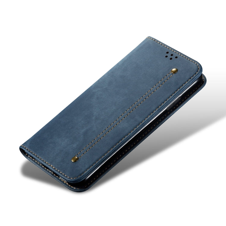 For Xiaomi 13 Lite / Civi 2 Denim Texture Flip Leather Phone Case(Blue) - 13 Lite Cases by buy2fix | Online Shopping UK | buy2fix