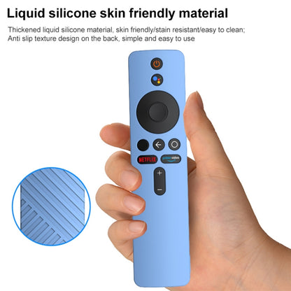 For Xiaomi MiBox S Remote Control Liquid Silicone Protective Case(Translucent Matte) - Remote Control Covers by buy2fix | Online Shopping UK | buy2fix