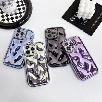 For iPhone 11 Electroplating Meteorite Texture TPU Phone Case(Purple) - iPhone 11 Cases by buy2fix | Online Shopping UK | buy2fix