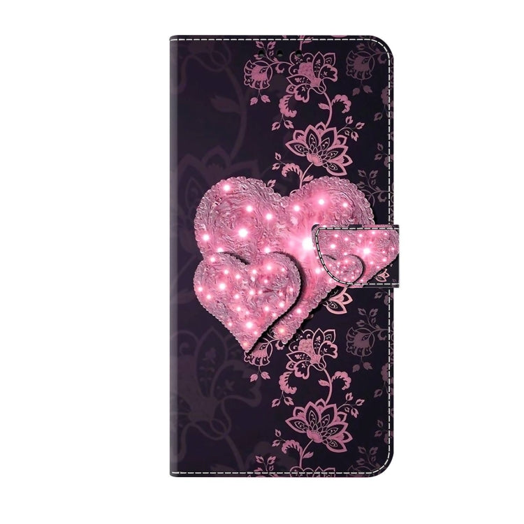 For Xiaomi Redmi Note 8T Crystal 3D Shockproof Protective Leather Phone Case(Lace Love) - Xiaomi Cases by buy2fix | Online Shopping UK | buy2fix