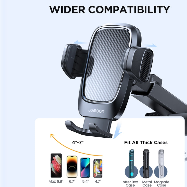 JOYROOM JR-ZS350 Car Dashboard Sucker Phone Holder(Black) - Car Holders by JOYROOM | Online Shopping UK | buy2fix