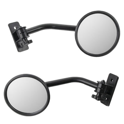 SF-JP-002 1 Pair For Jeep Wrangler Modified A-Pillar Round Shape Rearview Mirror Reversing Mirror - Convex Mirror & Accessories by buy2fix | Online Shopping UK | buy2fix