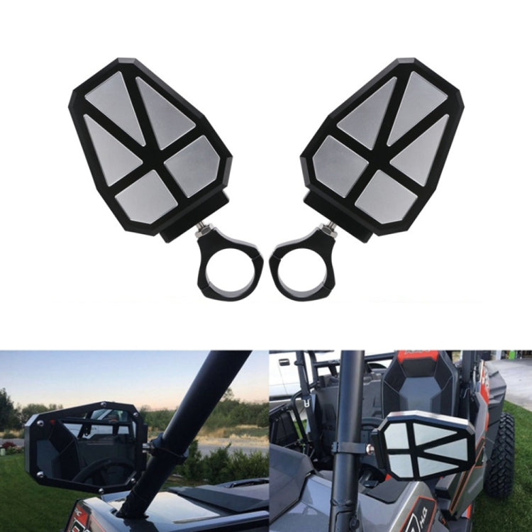 UTV-11 ATV / UTV Offroad Vehicle Rearview Mirror Side Mirror, Tube Diameter:2 inch(Black) - Side Mirrors by buy2fix | Online Shopping UK | buy2fix