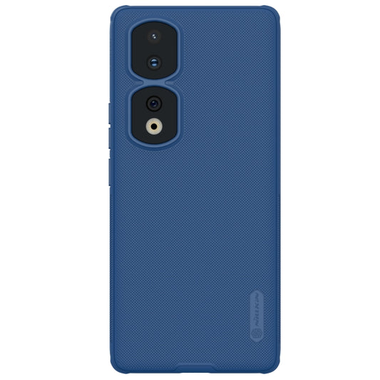 For Honor 90 Pro NILLKIN Frosted Shield Pro PC + TPU Phone Case(Blue) - Honor Cases by NILLKIN | Online Shopping UK | buy2fix