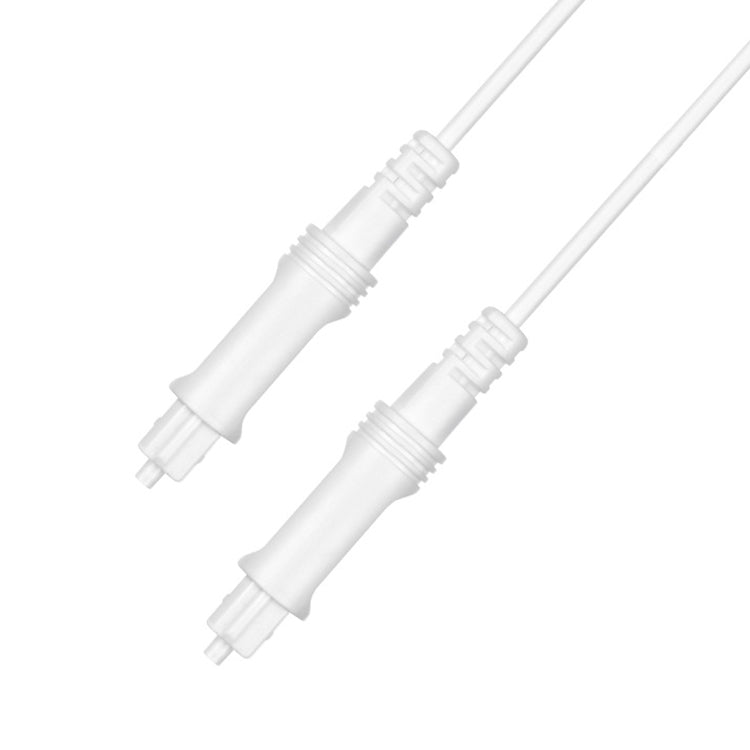 20m EMK OD2.2mm Digital Audio Optical Fiber Cable Plastic Speaker Balance Cable(White) - Audio Optical Cables by EMK | Online Shopping UK | buy2fix