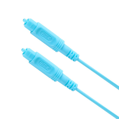 25m EMK OD2.2mm Digital Audio Optical Fiber Cable Plastic Speaker Balance Cable(Sky Blue) - Audio Optical Cables by EMK | Online Shopping UK | buy2fix