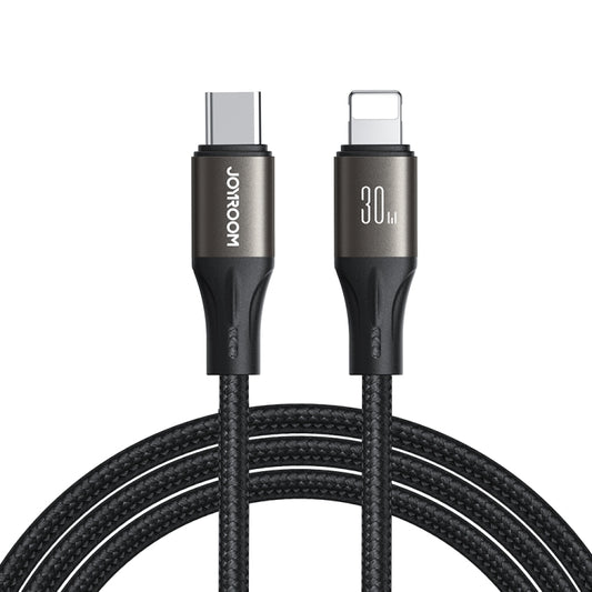JOYROOM SA25-CL3 30W USB-C/Type-C to 8 Pin Fast Charge Data Cable, Length:1.2m(Black) - 2 in 1 Cable by JOYROOM | Online Shopping UK | buy2fix