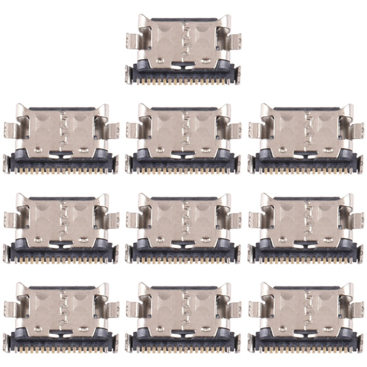 For Samsung Galaxy M42 5G SM-M426B 10 PCS Charging Port Connector - Single Tail Connector by buy2fix | Online Shopping UK | buy2fix